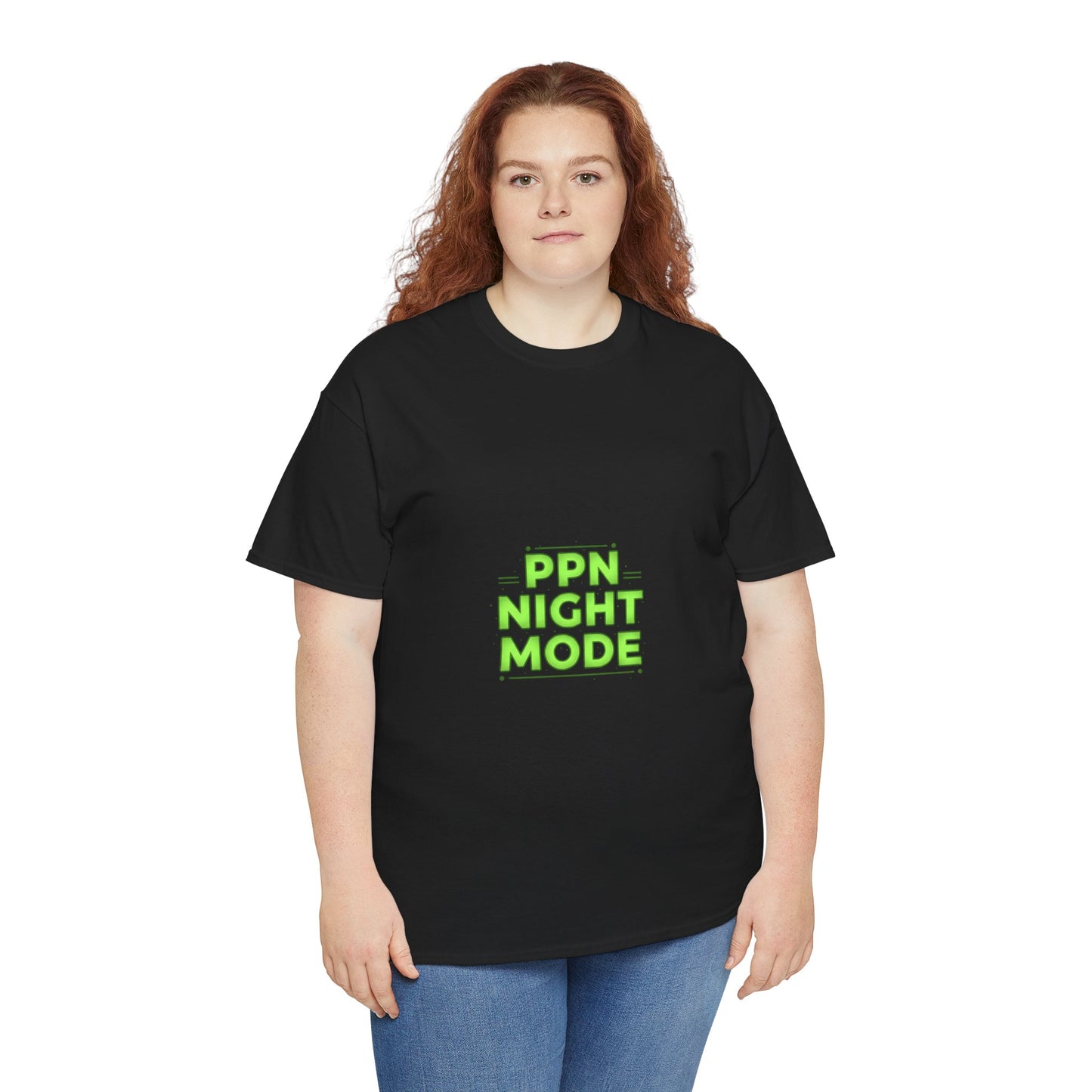 Night Mode Club Tee — “PPN Night Mode” Neon Graphic T-Shirt
