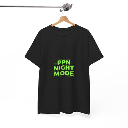 Night Mode Club Tee — “PPN Night Mode” Neon Graphic T-Shirt